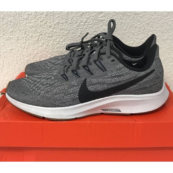 Nike Women's Size 8 Air Zoom Pegasus 36 Running Shoes, Gunsmoke Grey - Picture 3 of 7